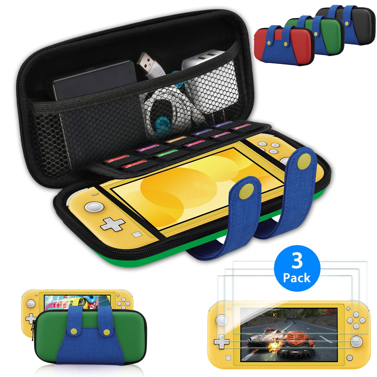 EEEKit 2in1 Starter Kit for Nintendo Switch/Switch Lite, Carrying