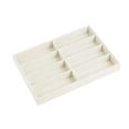 thumbnail image 3 of TISHITA Plateau Organisateur de Lunettes de Soleil 8 Compartiments Boîte de Rangement Moderne Gain de Place Beige, 3 of 8