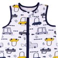 thumbnail image 2 of Little Star Organic 100% Pure Organic Cotton Wearable Blanket, Cars, Infant, Baby Boy, 2 of 6
