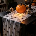 thumbnail image 4 of Bwomeauty Halloween Decor, 1pc Halloween Web Mesh Table Runner 3mBlack Netting Cuttable Placemats Party Decor With For Dining Table Mantel Decorations, Mom Gifts, 4 of 5