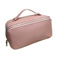 thumbnail image 1 of Bolsa de maquillaje de moda, bolsas de aseo de PU, bolsa de almacenamiento para mujeres y niñas (rosa) Likrtyny Cuidado Belleza, 1 of 8