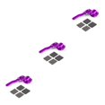 thumbnail image 4 of xinxixnxx 1/2/3/5 Improved Performance Turn Signal Lever For Enhanced Wheel Handling Exact Fit purple 12.5*3*2.9cm 3PCS, 4 of 6
