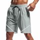 thumbnail image 3 of Pantalones Elásticos de la Cintura de los Hombres de Color Sólido Moda Casual con Bolsillos Encaje de la Cintura Pantalones Cortos, Pantalones Cómodos para Diarios, 3 of 8