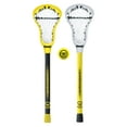 thumbnail image 4 of Warrior Mini Lacrosse Game Set 2 24" Plastic Nets 2 20" Mini Player Sticks 1 Junior Lacrosse Ball, 4 of 5