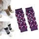 thumbnail image 3 of M 4 unids/set invierno mascota perro pierna calcetines cebra leopardo puntos estampado antideslizante calentadores de piernas Qinhai, 3 of 5