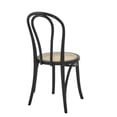 thumbnail image 4 of Set of Two Vintage Style Black Cane Dining Chairs, 4 of 5