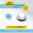 thumbnail image 4 of Tapón para lavabo Drain Strain Drain Buddy Ultra Flo, cromado, 4 of 7
