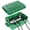 Green, variant on Restmo IP54 Waterproof Electrical Box, Outdoor Plug Cover Weatherproof,Rectangle Plastic Extra Large 12.5'' x 8.5'' x 5'', Green