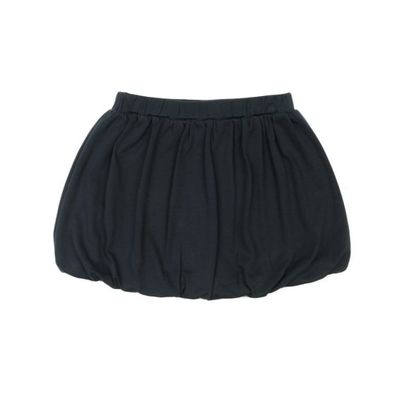 Kidsy Toddler Baby Girls Embroidery Bubble Skirt – Peruvian Pima Cotton, Balloon Skirt, Elastic Waist, Pull-On, Solid Colors, Midnight, 2