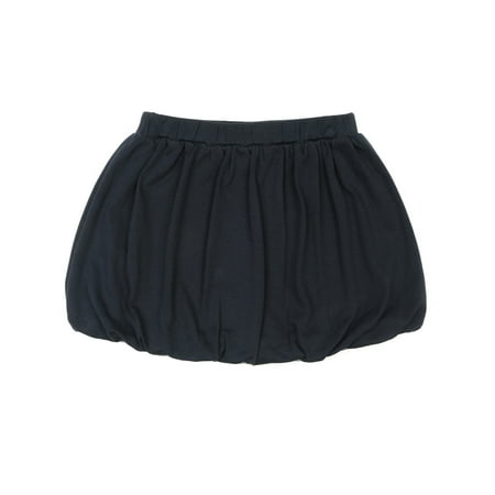 

Kidsy Toddler Baby Girls Embroidery Bubble Skirt – Peruvian Pima Cotton Balloon Skirt Elastic Waist Pull-On Solid Colors – Midnight 2