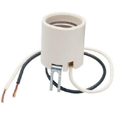 

Pass & Seymour 8052CC10 660W 250V Incandescent Medium Base Porcelain Lampholder