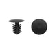 thumbnail image 1 of 30Pcs 6x11x10mm Vehículo Paneles Grapas Plástico Negro Sujeción Cabeza Redonda Clips, 1 of 1
