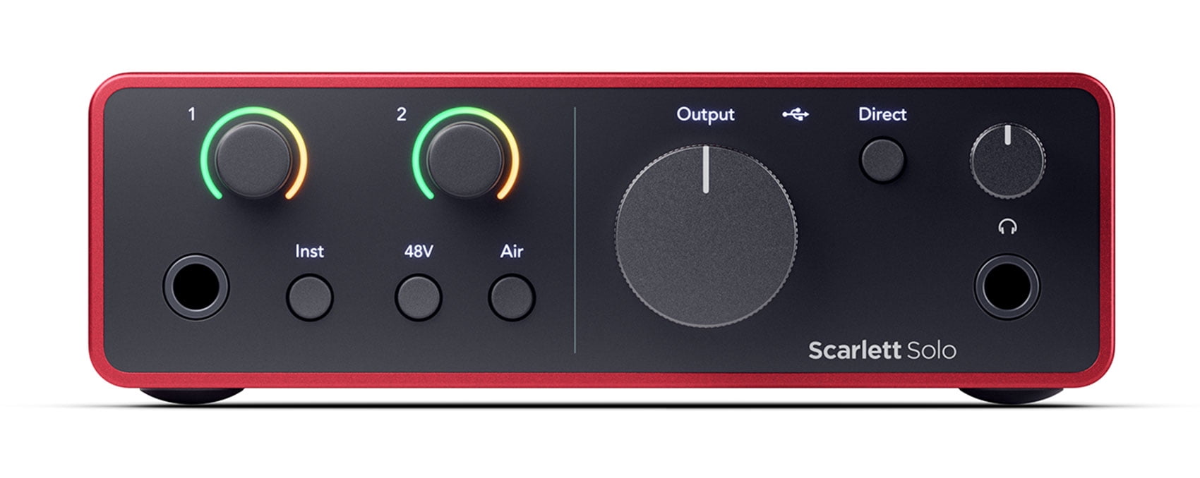 Focusrite Scarlett Solo 4th Gen USB Recording Audio Interface + Mic + Headphones