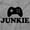 Sport Grey, variant on Video Game Junkie Gamer Nerdy Gaming Crewneck T Shirts Boy Girl Teen Brisco Brands L