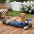 thumbnail image 5 of Orthopedic Dog Bed For Small Dogs Waterproof Rectangle Pet Mat Soft Comfortable Pet House Indoor Outdoor Cat Bed Non Slip Washable, 5 of 6