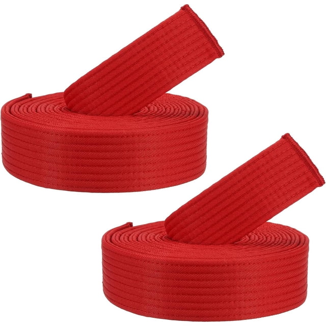 Taekwondo Colored Ranking Belts, Polyester Martial Arts Judo Karate Belt for Coach Teaching Practice
