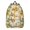 Sunflower and Postcard, variant on Sunflower and Stripe Green Pattern Backpack for School, Cute School Bag with Adjustable Shoulder Straps and Padded Back, 15.7"x11.8"x5.5"