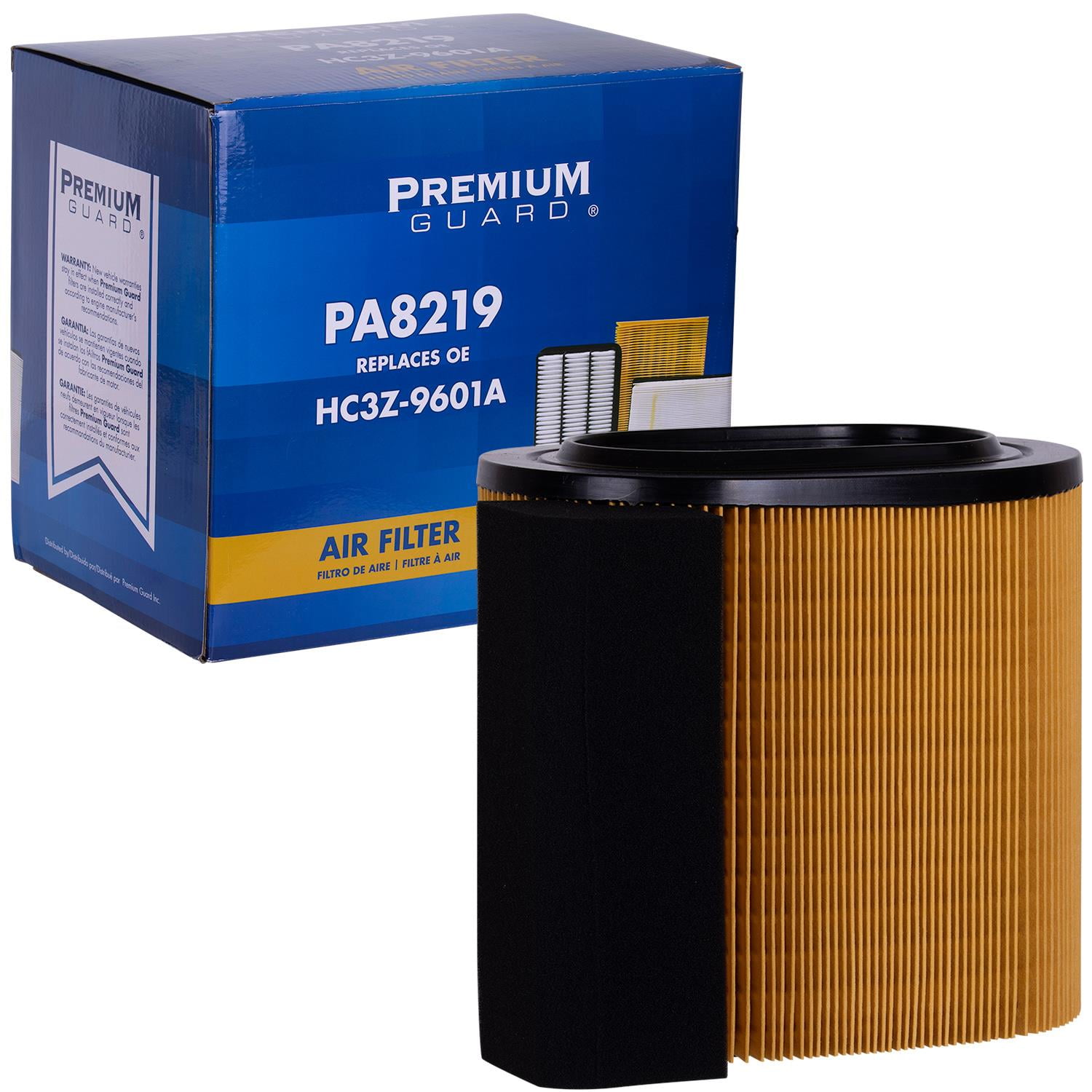 PG Engine Air Filter PA8219 | Fits 2017-2019 Ford F-250 Super Duty, F-350 Super Duty, F-550 Super Duty, F-450 Super Duty, 2019 Thor Motor Coach Four Winds Super C, Omni