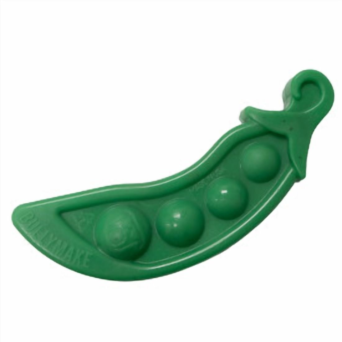 Bullymake Nylon Green Pea Pod Dog Toy - Mint Flavor for Power Chewers