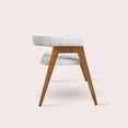 thumbnail image 2 of Silla Moderna Bruselas Sillón Decorativo Madera Tapizada En Tela, 2 of 4