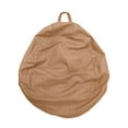 thumbnail image 2 of Gran Bolsa de Frijoles de Color Sólido, Funda para Sofá, para Tumbonas, Bolsas de Frijoles, Almacenamiento de Juguetes de Peluche para marrón Macarena funda para bolsa de frijoles, 2 of 8