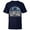 Navy, variant on Star Wars R2-D2 Droid Don't Push My Buttons - Short Sleeve T-Shirt for Kids - Customized-Athletic Heather