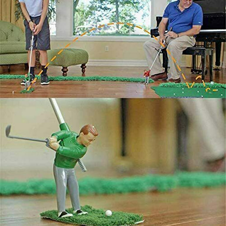 Portable Indoor Mini Golfing Man Game Set For Home - Easy Set Up & Play!