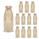 thumbnail image 3 of 12 piezas de bolsas de arpillera para botellas con cordón, bolsa reutilizable, bolsa de regalo transpirable para botellas, fundas para botellas para beige, 3 of 8