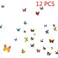 thumbnail image 1 of Ounissouiy 12/81 Uds mariposas coloridas vinilo calidad pegatinas de pared calcomanías habitación de niños Decoración del hogar, 1 of 2