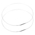 thumbnail image 2 of 2pc Washing Machine Door Seal Ring Replacement Stainless Steel Washer Door Boot Spring Clamp For Front Load Washer Prevents Water Leaks Silver 40cm, 2 of 8