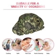 thumbnail image 7 of KLL Green Skulls Pattern Shower Cap & Bath Cap for Women,Reversible Oversized Waterproof Shower Caps for all Hair Lengths,Elastic Reusable Bathing Hair Cap, 7 of 7