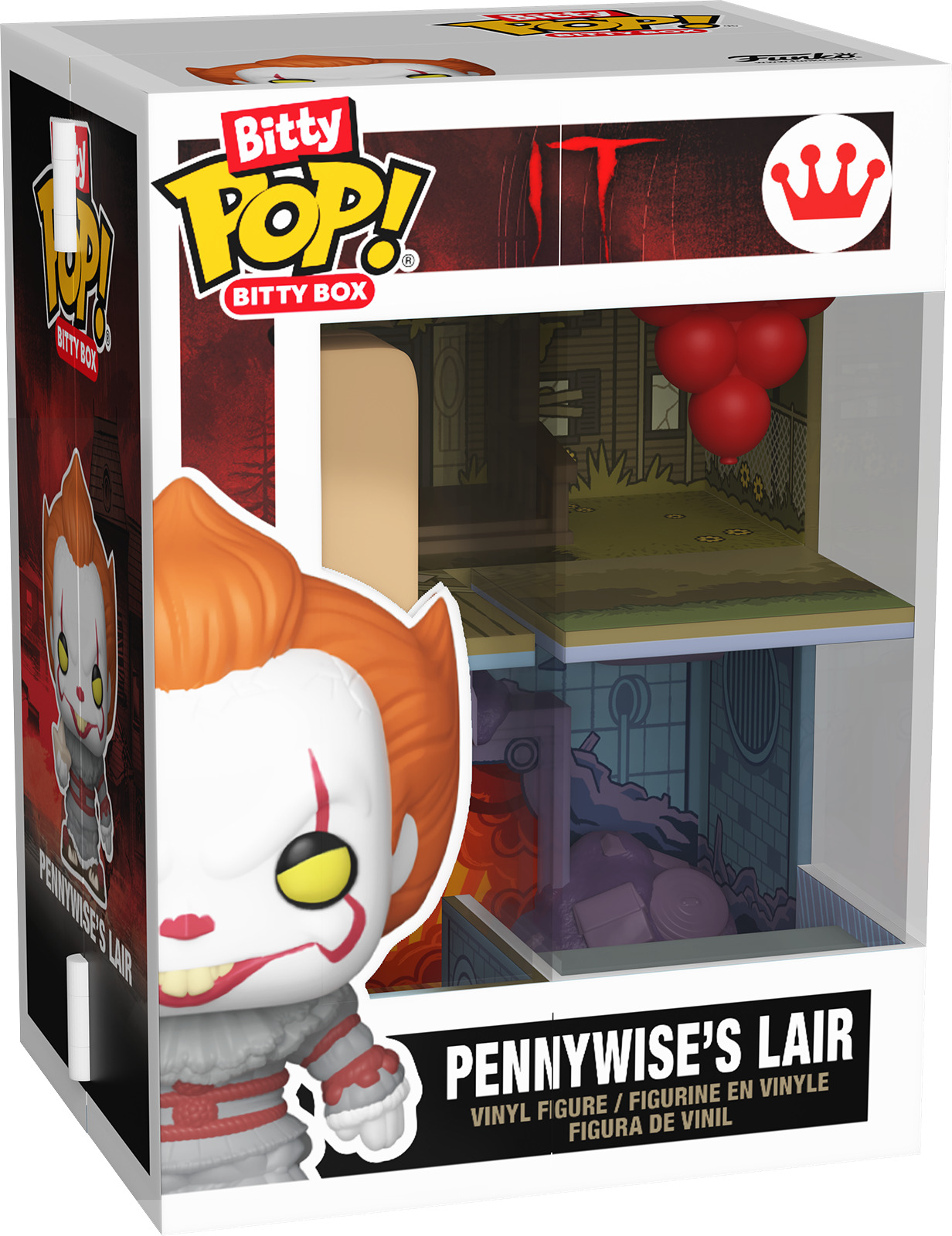 Funko Bitty POP! Box: IT- Funhouse with Pennywise and George Collectible Vinyl Mini-Figure