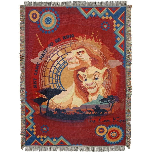 Disney's The Lion King, "To Be King" Woven Tapestry Throw Blanket, 48