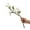 White, variant on Pink Season Faux Flower Realistic Looking Maintenance Free Not Withered No Need to Water Decorative Wedding Decoration Vibrantly Colored Simulation Magnolia Flower Home Bouquet Party Supplies