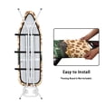 thumbnail image 4 of HELLHERO Easy Cleaning Iron Covers Polyester with Easy Installation Adjustable Elastic Edge Fit One-Piece Cover with Adjustable Fastener Giraffe Beer Graphic Design Giraffe Beer Graphic Design, 4 of 5