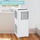 thumbnail image 4 of Aire Acondicionado Portátil 8000 BTU – 4 en 1: Frío, Deshumidificador, Ventilador y Modo Sueño – 33 m² – Mando – Kit de Ventana – Ahorro Energético – Dormitorios – Blanco o Negro, 4 of 7