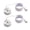 2 Pack White, variant on Tryvkinvive 2 Pcs Mist Maker Fogger Ultrasonic Fog Machine Fountain Halloween Cauldron Mister Fogger Water Garden Pond Foggers Air Humidifier with LED Light Flashes for Halloween Party Decorations