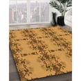 thumbnail image 3 of Ahgly Company Machine Washable Indoor Rectangle Transitional Mahogany Brown Area Rugs, 4' x 6', 3 of 7