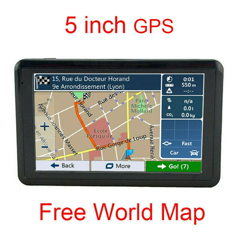 5-inch Truck and Long-distance Gps Navigator, Dual Navigation System, Easy-to-read Display, Lifetime Map Update, 8gb - Walmart.com