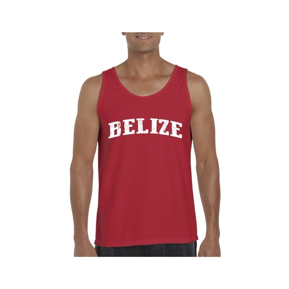 MmF - Men's Tank Top for Men, up to Men Size 3XL - Belize