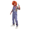 thumbnail image 1 of Disfraz de Chucky para Niños Spooktacular Creations Enterizo y peluca tamaño mediano, 1 of 3