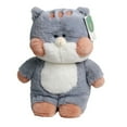 thumbnail image 6 of Plush Cat Stuffed Animal Soft Kitty Toy Cute Sleeping Pillow Companion Lap Gifts for Women Bedroom Decoration Birthday Present Valentine's Day Mother's Day Easter Basket Stuffers, 6 of 7