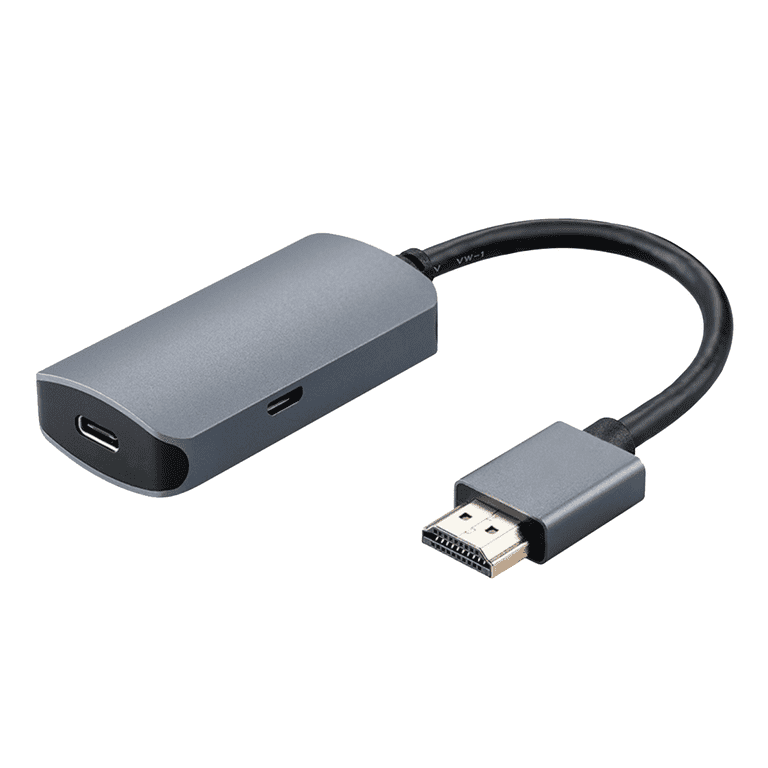 HDMI Male to USB-C Female Cable Adapter HDMI Input to USB Type C 3.1 Output  Converter,4K@60Hz Thunderbolt 3 Adapter for New McBook Pro,Mc Air,Microsoft  Surface,and More 