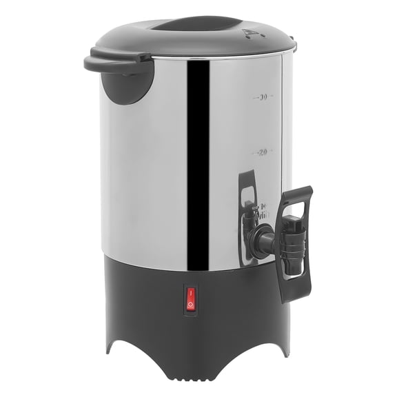 5.2L Stainless Steel Coffee Urn, Fast Heating Anti-dry Burn Hot Drink Dispenser for Party Office Hote
