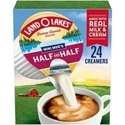Land O Lakes Mini Moos Half And Half Creamer Singles, Shelf-Stable, 24 Count