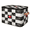 Multicolor 1, variant on ADECORIVY Black White Checkered Storage Bin with Lid Fabric Red Cherry Foldable Storage Baskets Boxes for Clothes Shelves Closet Organizer Containers with Leather Handles for Wardrobe