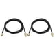 thumbnail image 1 of Cable de extensión de antena Uxcell, 2 piezas de 3.3 pies RP-SMA macho a RP-SMA hembra, conector de montaje en panel de cable coaxial RG174 para extensión de antena de enrutador LAN inalámbrico, 1 of 6