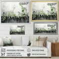 thumbnail image 4 of Designart "Serene Botanical Minimalism In Green" Plants Floater Framed Wall Decor, 4 of 5