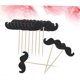 thumbnail image 2 of Mustache 50pcs Cake Toppers Decor Party Decorations Little Man Shower Cupcake Topper Wooden Black Cake Topper Moustache Product Boy Fake Fake Mustache, 2 of 5