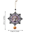thumbnail image 3 of 3Pcs Halloween Wooden Pendant, Fufafayo Halloween Wooden Pendant With Lights, Hanging Wood Decor for Fall Autumn Home, Spooky Glowing Lantern Ornament for Wall Door Window, Halloween Party Decoration, 3 of 6